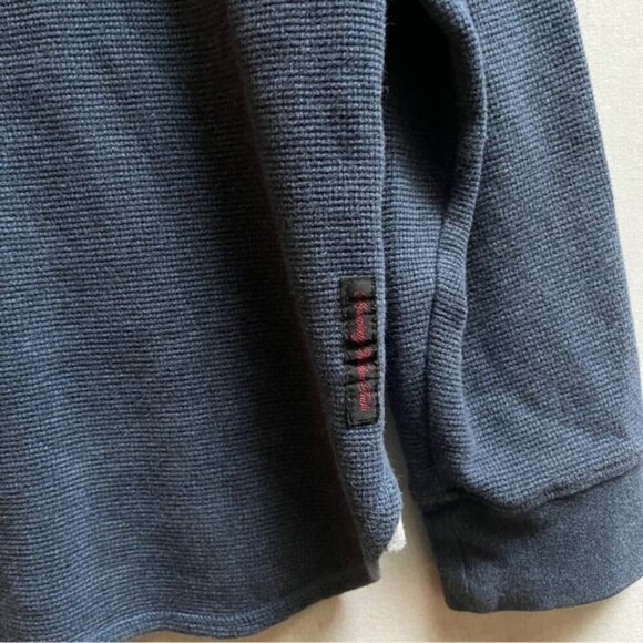 Robert Graham 1/4 zip cotton waffle knit pullover Sz L - Picture 3 of 7